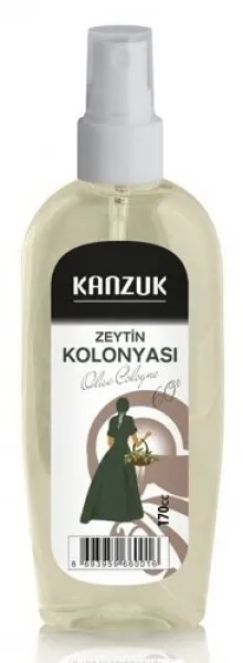 Kanzuk Zeytin Kolonyası Pet Şişe Sprey 170 ml Kolonya