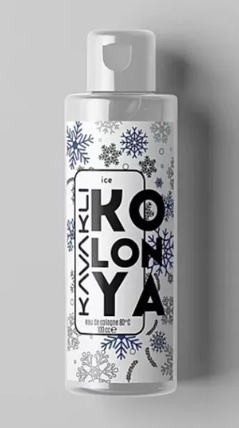 Kavaklı Ice Kolonya Cam Şişe 100 ml Kolonya