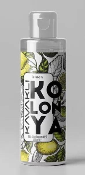 Kavaklı Lemon Kolonya Cam Şişe 100 ml Kolonya