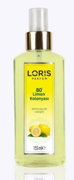 Loris Limon Kolonyası Pet Şişe Sprey 155 ml Kolonya