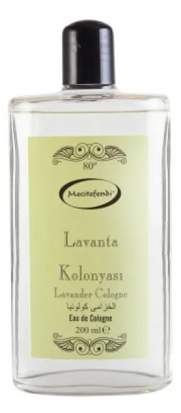 Mecitefendi Lavanta Kolonyası Cam Şişe 200 ml Kolonya