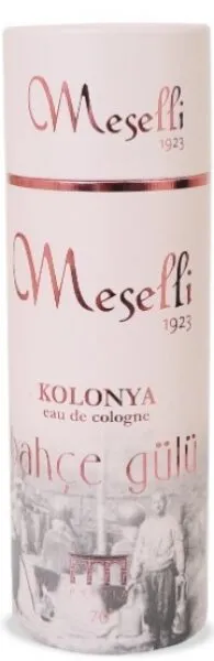 Meselli Bahçe Gülü Kolonyası Cam Şişe 240 ml Kolonya