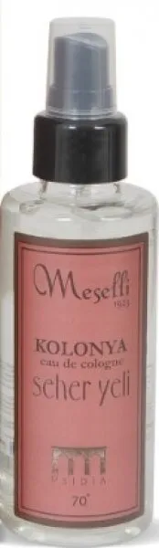 Meselli Seher Yeli Kolonyası Cam Şişe Sprey 140 ml Kolonya