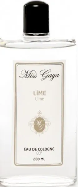 Miss Gaya Lime Kolonyası Cam Şişe 200 ml Kolonya