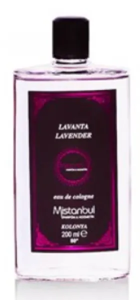 Mistanbul Lavanta Kolonyası Cam Şişe 200 ml Kolonya