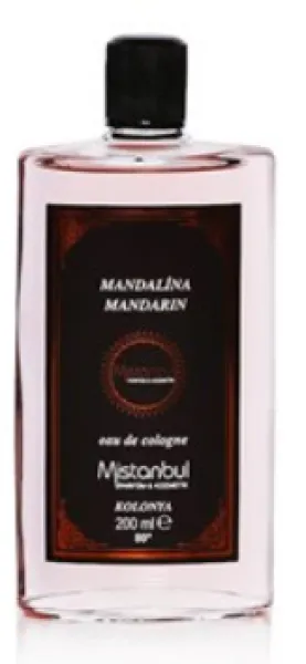 Mistanbul Mandalina Kolonyası Cam Şişe 200 ml Kolonya