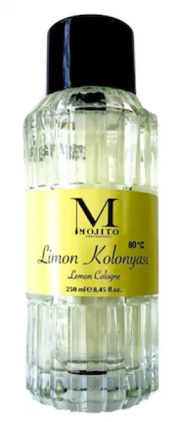 Mojito Limon Kolonyası Cam Şişe 250 ml Kolonya