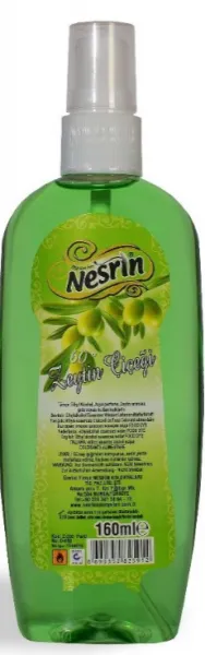 Nesrin Zeytin Çiçeği Kolonyası Pet Şişe Sprey 160 ml Kolonya