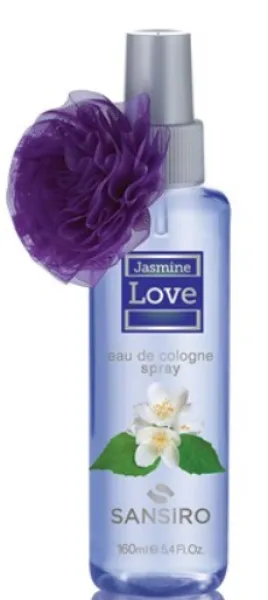 Sansiro Jasmine Love Kolonyası Pet Şişe Sprey 160 ml Kolonya