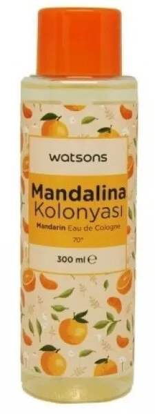 Watsons Mandalina Kokulu Kolonya Pet Şişe 300 ml Kolonya