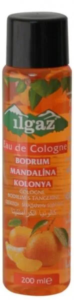 Yeşil Ilgaz Bodrum Mandalinası Kolonyası Pet Şişe 200 ml Kolonya