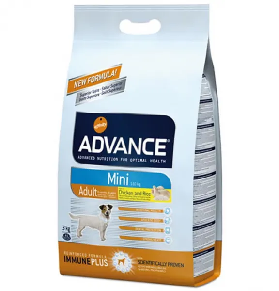 Advance Adult Mini Tavuklu ve Pirinçli 3 kg Köpek Maması