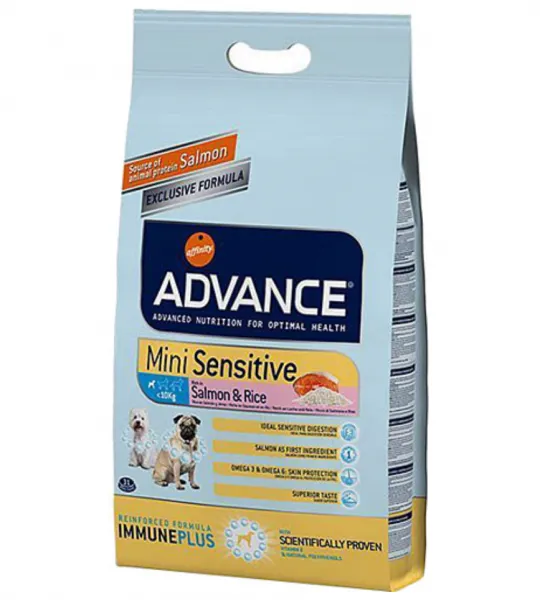 Advance Mini Sensitive Adult Somonlu 3 kg Köpek Maması