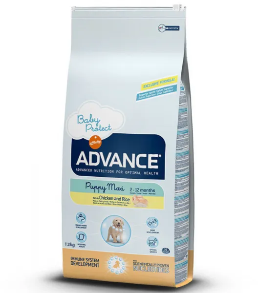 Advance Puppy Maxi Tavuklu ve Pirinçli 12 kg Köpek Maması