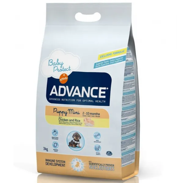 Advance Puppy Mini Tavuklu ve Pirinçli 3 kg Köpek Maması