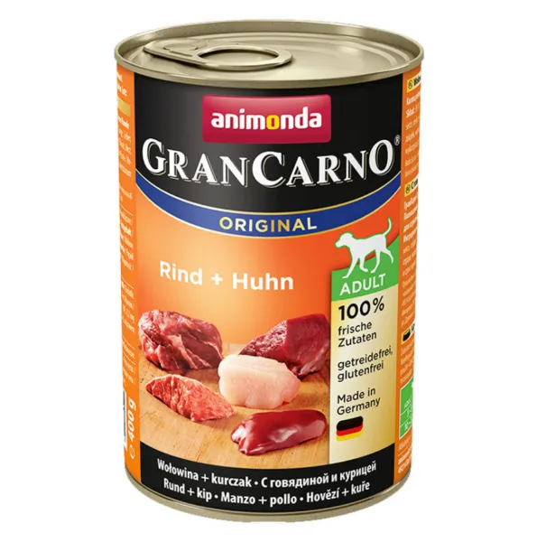 Animonda Gran Carno Adult Sığır Etli ve Tavuklu 400 gr Köpek Maması