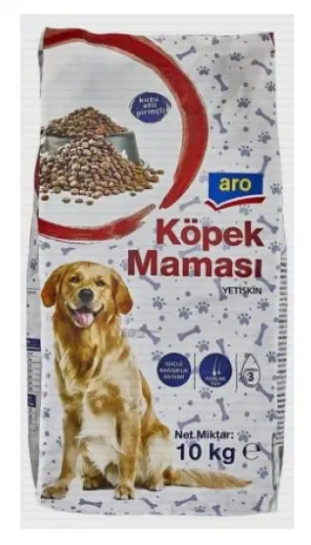 Aro Kuzu Etli Pirinçli Yetişkin 10 kg Köpek Maması