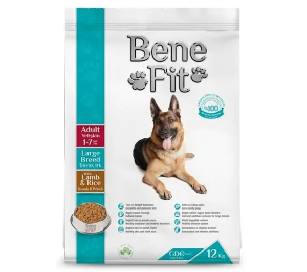 Benefit Adult Large Breed Kuzulu ve Pirinçli 12 kg Köpek Maması