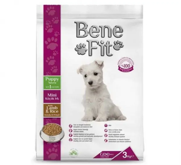 Benefit Puppy Mini Kuzu Etli 3 Kg Köpek Maması