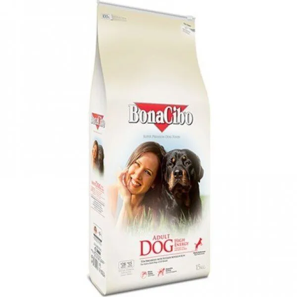 Bonacibo Adult Dog HE Yüksek Enerjili Yetişkin 15 kg Köpek Maması