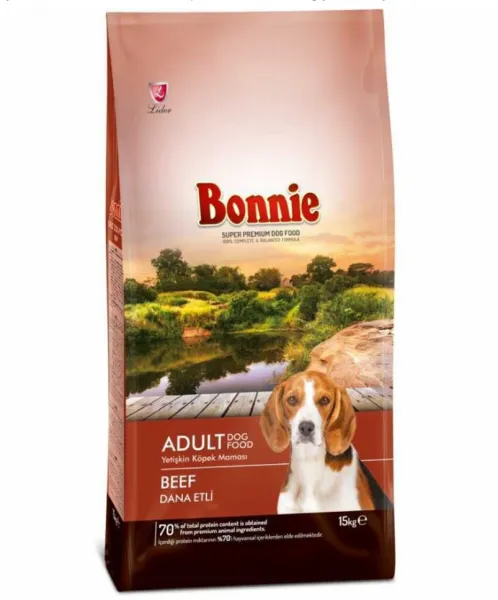 Bonnie Adult Biftekli 15 kg Köpek Maması