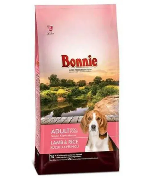 Bonnie Adult Kuzu Etli 15 kg Köpek Maması