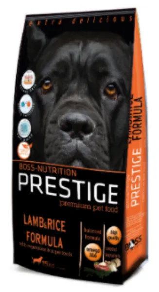 Boss Prestige Kuzu Etli Yetişkin 15 kg Köpek Maması