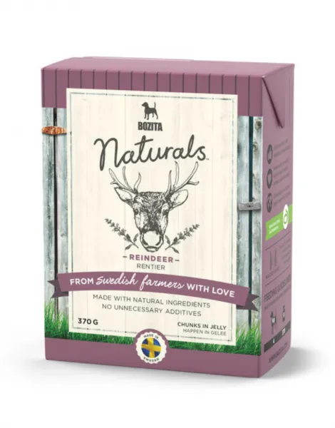 Bozita Naturals Tetra Ren Geyikli 370 gr Köpek Maması