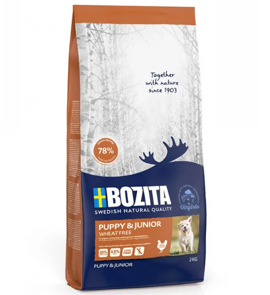 Bozita Puppy & Junior Wheat Free 2 kg Köpek Maması