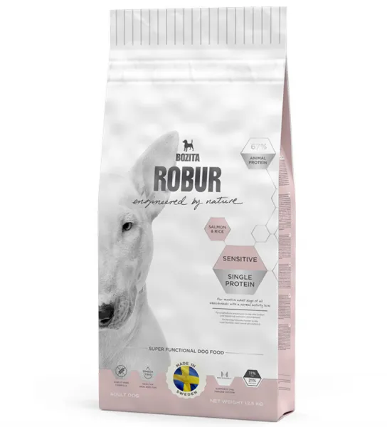 Bozita Robur Sensitive Single Protein Somonlu 12.5 kg Köpek Maması