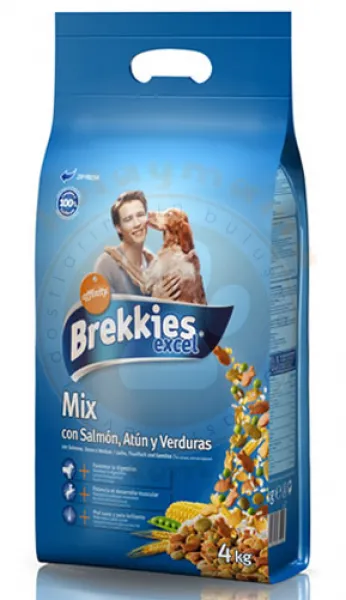 Brekkies Excel Dog Mix Fish Balıklı 4 kg Köpek Maması