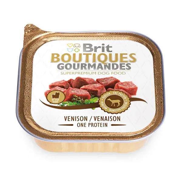 Brit Boutique Gourmandes Geyik Eti 150 gr Köpek Maması