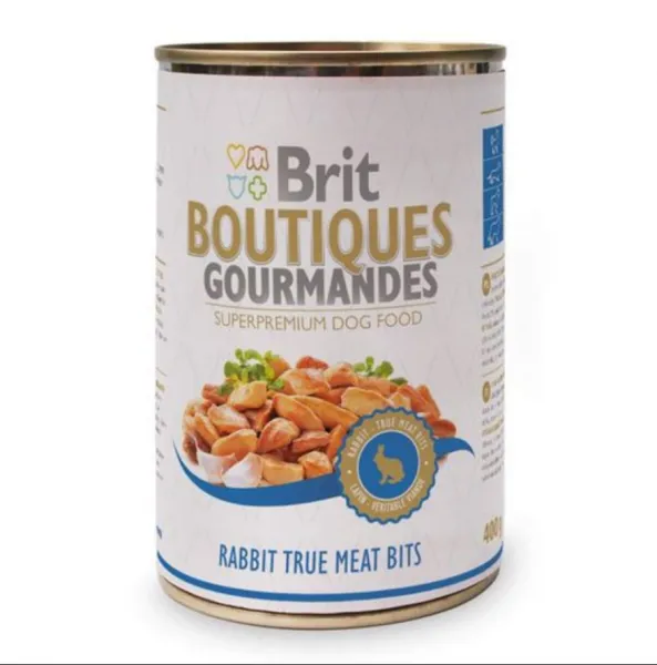 Brit Boutiques Gourmandes Tavşanlı 400 gr Köpek Maması