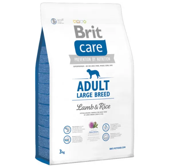 Brit Care Adult Large Breed Lamb & Rice 3 kg Köpek Maması