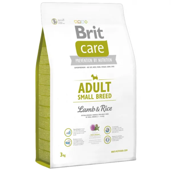 Brit Care Adult Small Breed Lamb & Rice 3 kg Köpek Maması