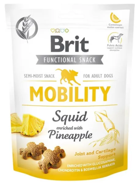 Brit Care Function Snack Mobility Kalamar ve Ananaslı 150 gr Köpek Maması