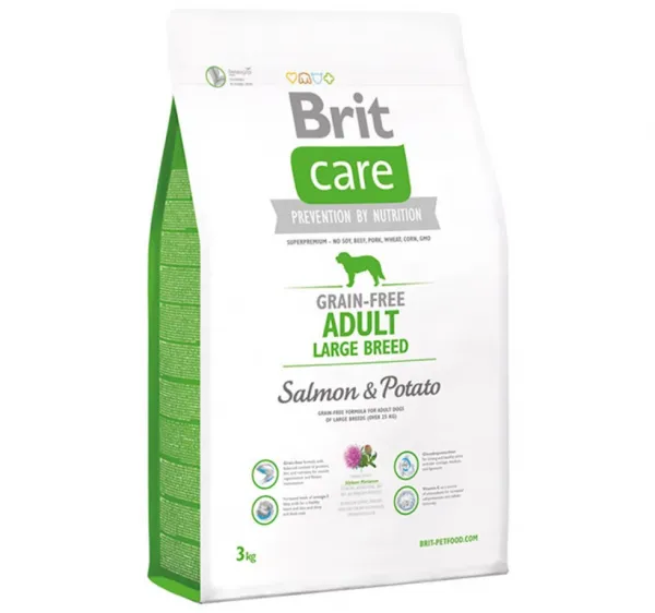 Brit Care Grain-free Adult Large Breed Salmon & Potato 12 kg 12000 gr Köpek Maması