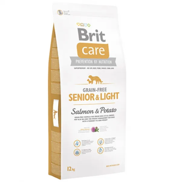 Brit Care Grain-free Senior&Light 12 kg Köpek Maması