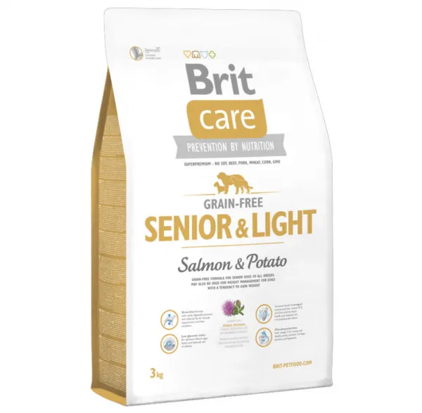 Brit Care Grain-free Senior&Light 3 kg Köpek Maması
