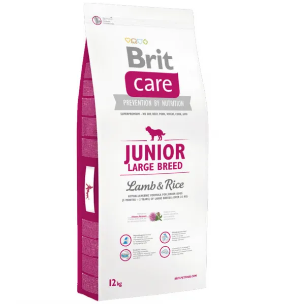 Brit Care Junior Large Breed Lamb & Rice 12 kg Köpek Maması