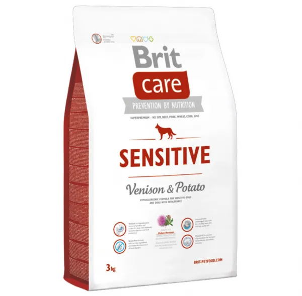 Brit Care Sensitive Venison & Potato 3 kg Köpek Maması
