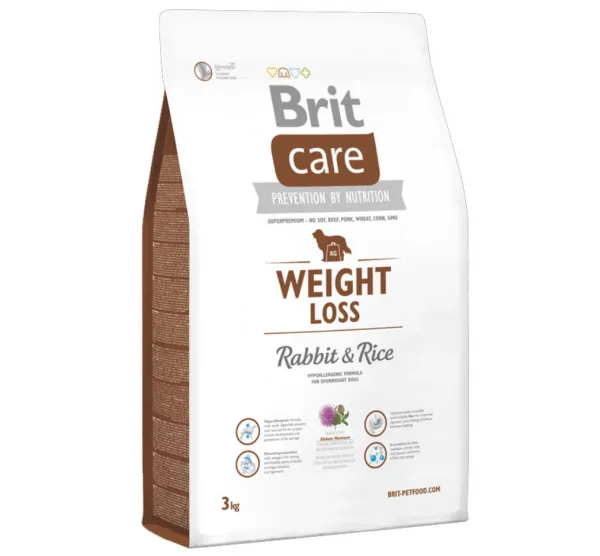Brit Care Weight Loss Rabbit & Rice 3 kg Köpek Maması