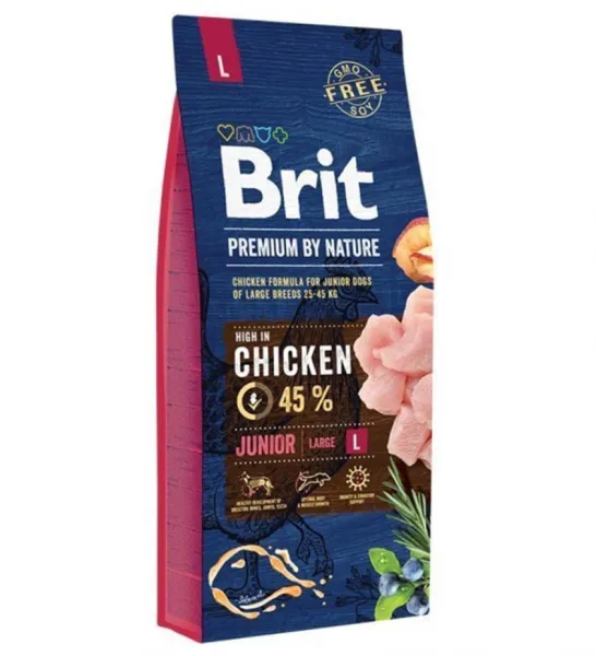 Brit Premium By Nature Junior Large Puppy Tavuklu 15 Kg Köpek Maması