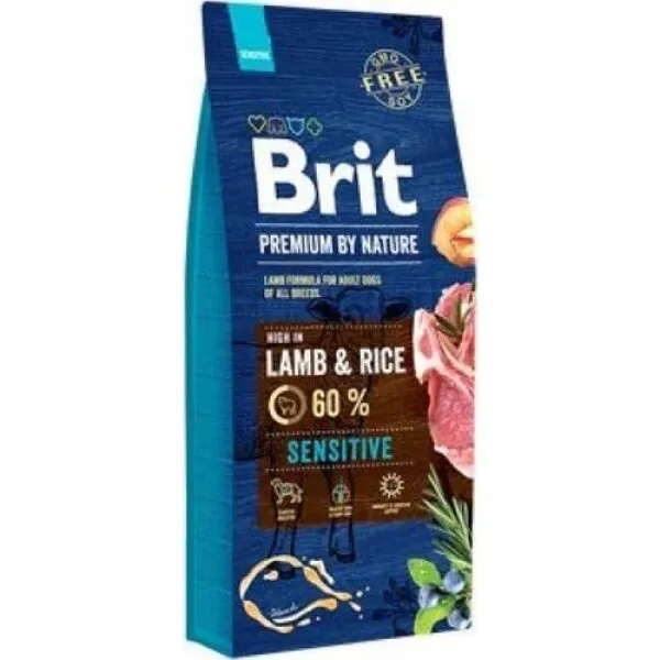 Brit Premium By Nature Sensitive Kuzu Etli 15 kg Köpek Maması