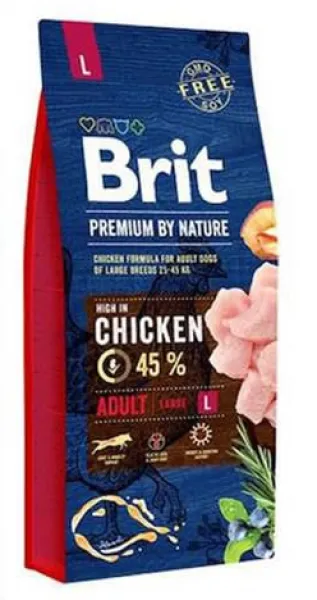 Brit Premium By Nature Tavuklu Büyük Irk 15 kg Köpek Maması