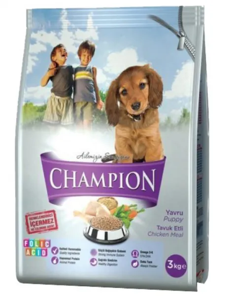 Champion Tavuk Etli Yavru 3 kg Köpek Maması