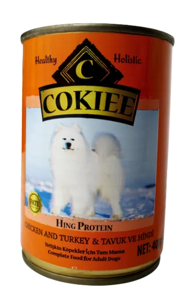 Cokiee Hindi ve Tavuk Etli Yetişkin 400 gr Köpek Maması