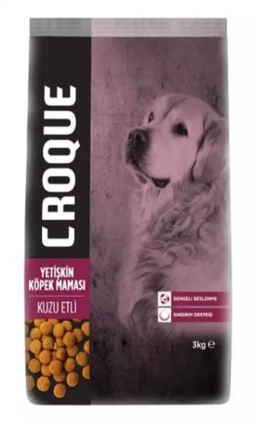 Croque Kuzulu Yetişkin 3 kg Köpek Maması