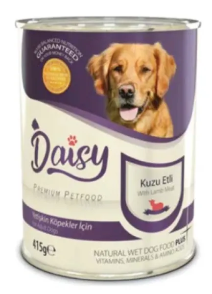 Daisy Kuzu Parça Etli Yetişkin 415 gr Köpek Maması