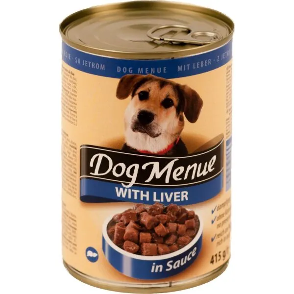 Dog Menue Ciğerli 415 gr Köpek Maması